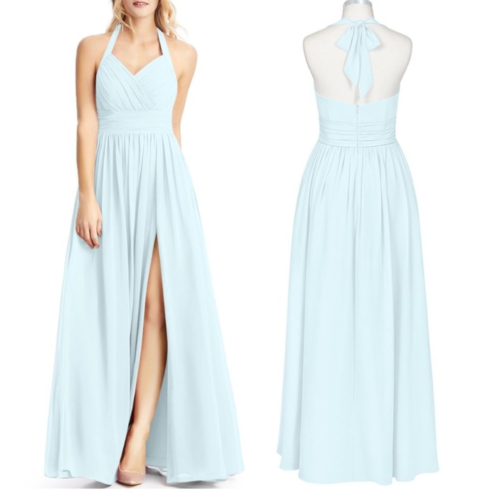 Azazie Veronica Dress in Mist - NWT